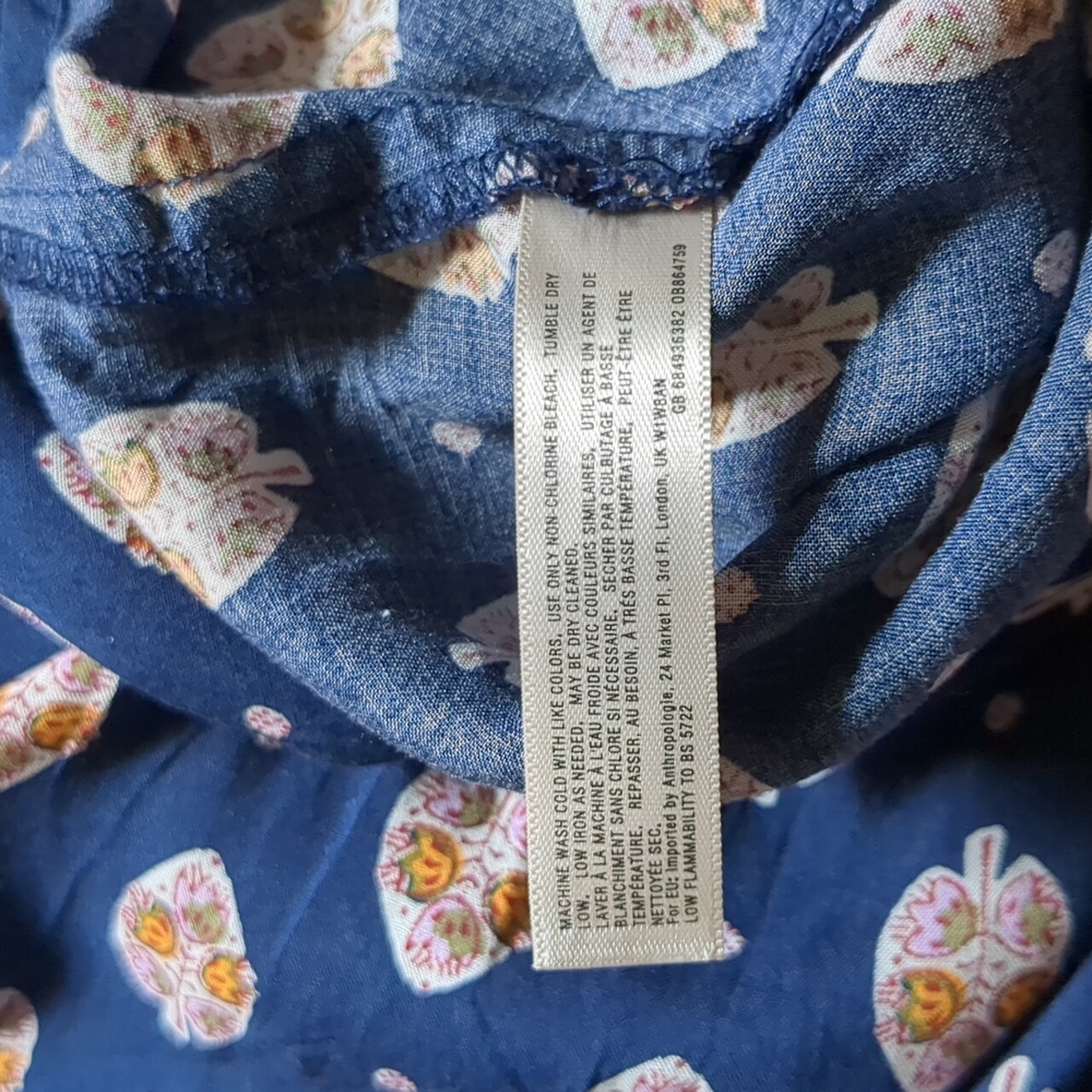 Anthropologie Floreat Wide Leg Block Print Jumpsuit - Picture 11 of 16